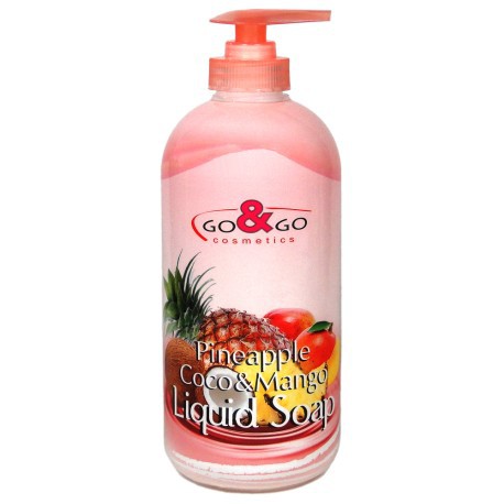 Go-Go tekuté mýdlo Ananas,kokos 500ml | Toaletní mycí prostředky - Tekutá mýdla - S dávkovačem Go-Go tekuté mýdlo Ananas,kokos 500ml | Toaletní mycí prostředky - Tekutá mýdla - S dávkovačem